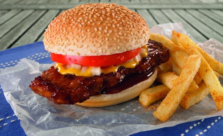 Image: Rib burger